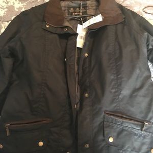 NWT Barbour Barrowdale Waxed Cotton Coat